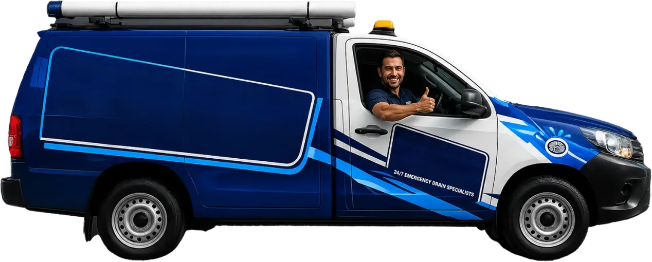 A licensed Lane Cove plumber heading out in the service van